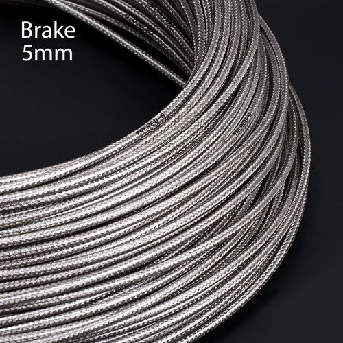 Câble De Dérailleur Et De Frein Pour Vélo De Route Et Vtt,3m,5mm,Tube De Boîtier,Changement De Vitesse Variable -Brake Titanium