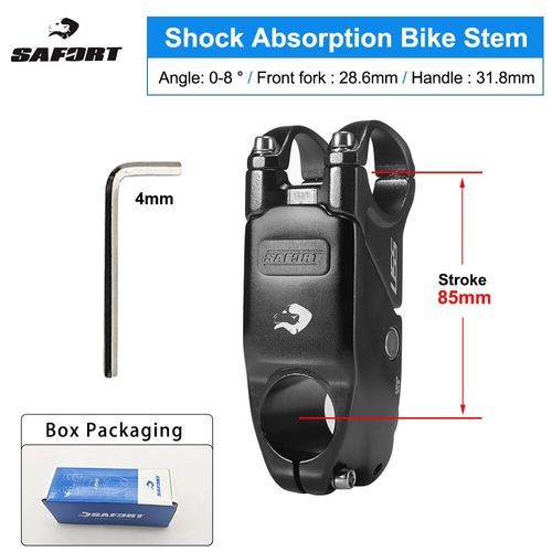 Safort Uss-Potence De Suspension Pour Vélo Électrique Tout-Terrain,Guidon De Vélo Vtt,Absorption Des Chocs,Descente,Normandie,28.6x31.8x85mm 100mm,0-8 ° -85mm