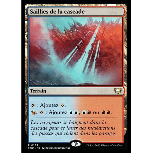 Saillies De La Cascade - Magic - Commander - Aux Portes Des Éternités Vf - R - 153