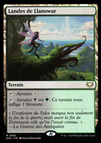 Landes De Llanowar - Magic - Commander - Aux Portes Des Éternités Vf - R - 165