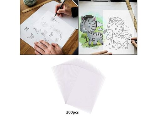 300 Feuilles De Papier Calque A4 Pour Calligraphie Et Dessin