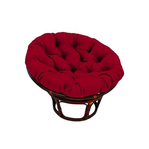 Coussin Rond 80 Cm Pour Fauteuil ?uf, Balancelle, Papasan - Bordeaux