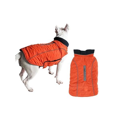 Manteau D'hiver Pour Chien, Gilet Coupe-Vent Réfléchissant Orange Pour Petits Animaux