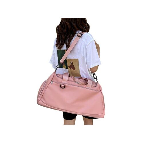 Sac de voyage rose à glisser sous le siège