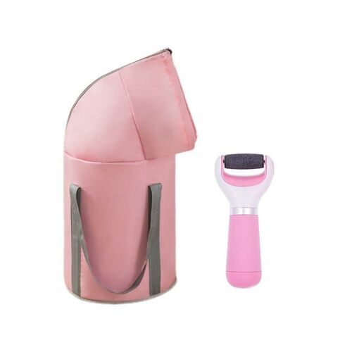 Seau De Bain De Pieds Pliable Avec Broyeur De Pieds - Rose, Seau De Trempage Spa Portable Pour Voyage Et Usage Domestique 