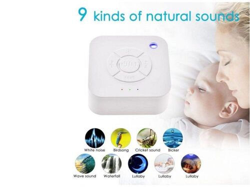 Machine À Bruit Blanc Pour Le Sommeil Et La Relaxation Avec 9 Sons Et Options De Minuterie