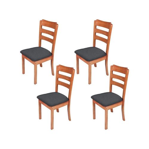 Lot De 4 Housses De Chaise De Salle À Manger Extensibles Grises Pour La Protection Des Sièges