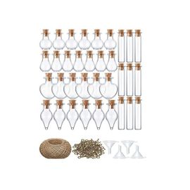 Thyle Lot De 200 Petits Bocaux En Verre Transparent De 1 Ml