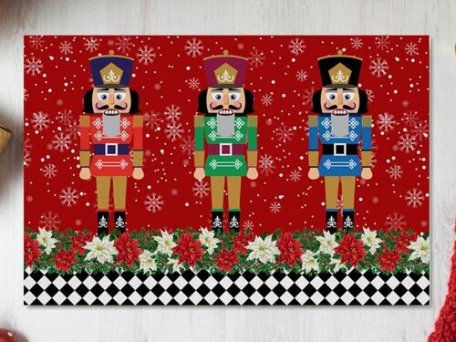 Paillasson Casse-Noisette De Noël 50 X 80 Cm Pour Intérieur Et Extérieur