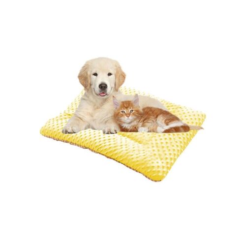 Tapis Double Face Pour Animal De Compagnie 65 X 43 Cm - Orange