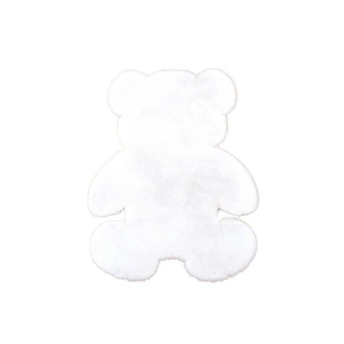 Tapis En Peluche En Forme D'ours 105 X 75 Cm, Antidérapant Et Moelleux, Idéal Pour Le Salon, La Chambre À Coucher Ou L'aire De Jeux.