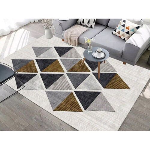 Tapis Antidérapant À Motifs Géométriques 60 X 90 Cm Pour La Décoration Intérieure, Le Salon, La Chambre Et Le Bureau