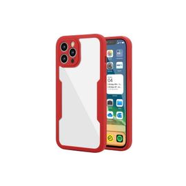 Coque Intégrale Antichoc Avec Protection D'écran Pour Iphone 14 Pro Max - Rouge