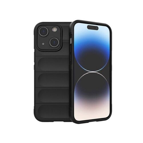 Coque antichoc noire pour iPhone 14 - Protection anti-rayures et durable
