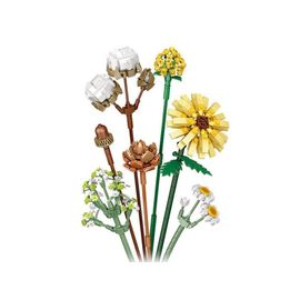 Kit de blocs de construction de bouquet de fleurs pour la décoration de la maison et le plaisir créatif