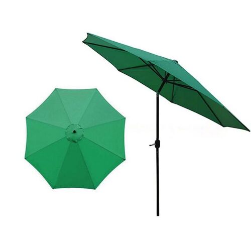 Auvent De Remplacement Vert Pour Parasol D'extérieur - Taille Moyenne 270 Cm