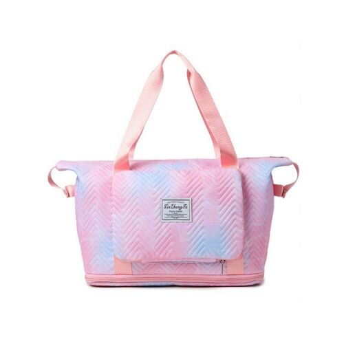 Sac de voyage extensible grande capacité rose