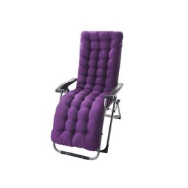Coussin De Chaise Longue Violet 170 X 48 Cm, Épais Et Rembourré, Pour L'extérieur Et L'intérieur