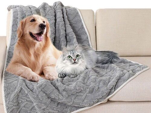 Couverture Imperméable Pour Animaux De Compagnie 70 X 50 Cm - Gris