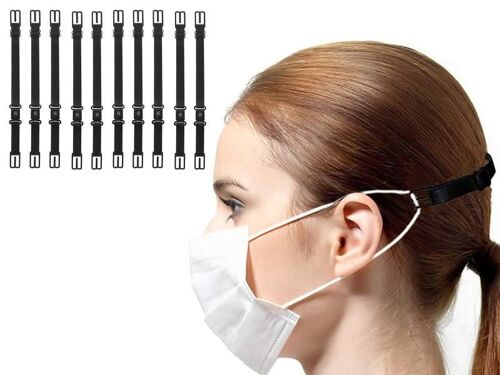 Lot De 20 Crochets D'extension De Masque Réglables Pour Plus De Confort Et D'ajustement
