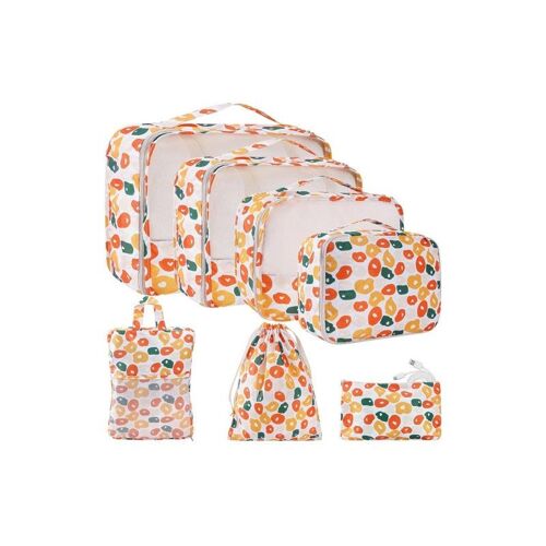 Ensemble de 7 sacs de rangement de voyage pour vêtements et accessoires