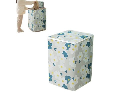 Housse de protection pour machine à laver - PEVA imperméable et anti-poussière Gris 60 x 60 x 95 cm