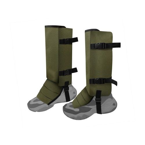Guêtres Anti-Serpent Pour La Chasse Et La Randonnée - Protection Anti-Morsure De Serpent Réglable - Vert Armée