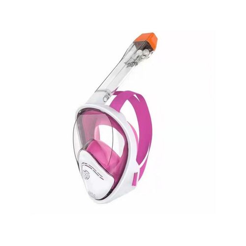 Masque De Plongée Intégral Avec Technologie Anti-Buée Et Anti-Fuite - Rose