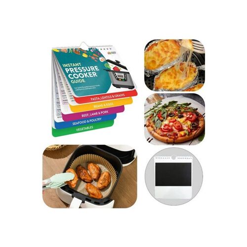 Guide De Cuisson Pour Friteuse À Air : Aide-Mémoire Magnétique Avec Temps De Cuisson Et Instructions