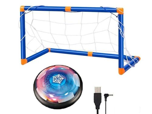 Ballon De Soccer Aérien Rechargeable Avec Lumières Led Et Buts Pour Jeux En Intérieur