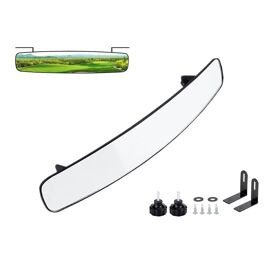 Rétroviseur De Voiturette De Golf Réglable, Grand Angle De 42,5 Cm, Miroir De Sécurité