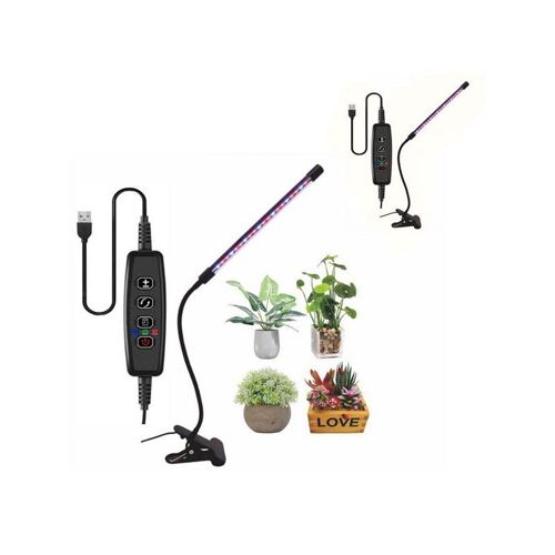 Lampe de culture LED d'intérieur à pince 5 W pour la croissance des légumes et des fleurs