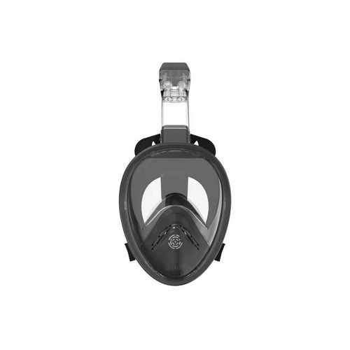 Masque Intégral De Plongée Avec Tuba Pour Adultes ¿ Noir, Taille S, Antibuée, Antifuite, Vision À 180°, Compatible Avec Appareil Photo