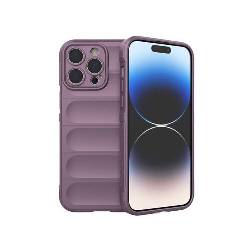Coque antichoc en TPU violet pour iPhone 14 Pro