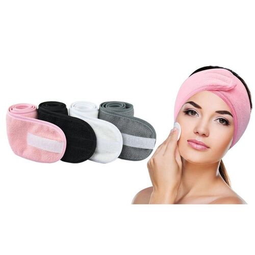 Lot De 4 Bandeaux En Microfibre Pour Le Maquillage Et Les Soins De La Peau
