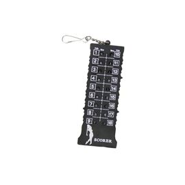 Compteur De Score De Golf 18 Trous ¿ Suivi De Score Portable Noir Pour Les Parties De Golf