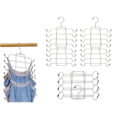 Cintre pliable à 8 couches pour débardeurs et soutiens-gorge - Organiseur de placard