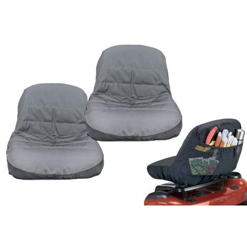 Lot de 2 housses de siège pour tondeuse autoportée et tracteur, tissu Oxford 600D