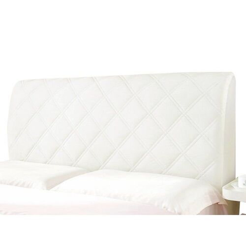 Housse De Tête De Lit 180 X 70 Cm, Anti-Poussière, En Polyester Blanc, Lavable En Machine