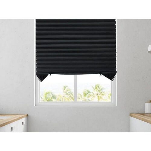 Store Plissé Noir 180 X 90 Cm, Store Occultant Réglable