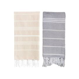 Serviette De Plage En Coton À Séchage Rapide, Serviette Turque, Gris Clair, Nude, 180 X 90 Cm