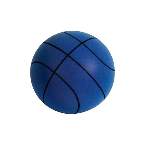 Ballon De Basket Silencieux De 21 Cm Pour L'intérieur Et L'extérieur - Bleu