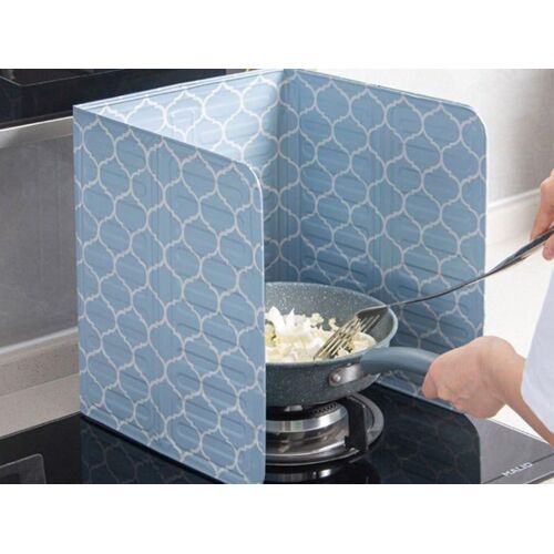 Lot De 2 Protections Anti-Éclaboussures D'huile Pour La Cuisine - Bleu