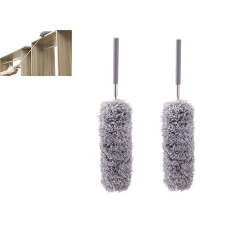 Plumeau en microfibre rétractable de 2,8 m avec tête flexible pour un nettoyage facile