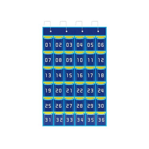 Organiseur De Classe À 36 Pochettes Pour Téléphones, Cartes, Clés Et Petits Objets