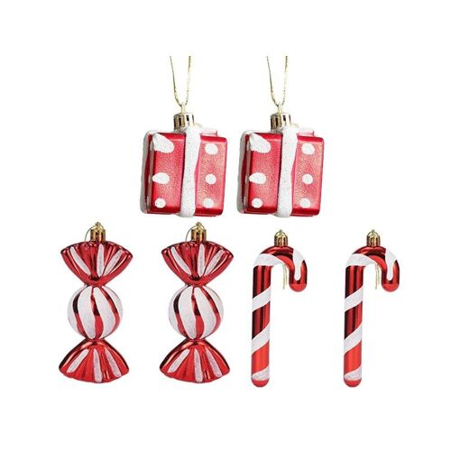3 paires de décorations de Noël à suspendre pour les fêtes