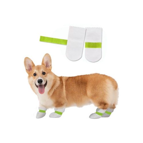 Lot De 20 Chaussettes Jetables Pour Chiens ¿ Chaussons Imperméables Pour Petits Chiens
