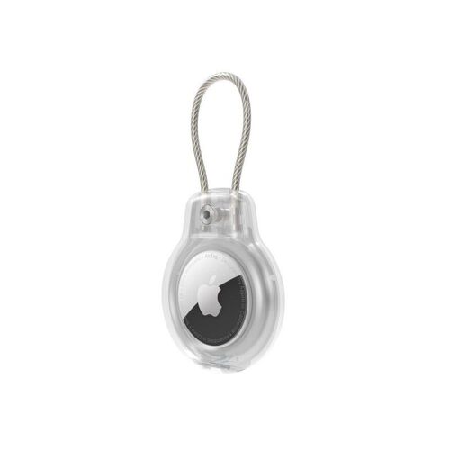 Étui De Protection Transparent Pour Apple Airtag Avec Corde Métallique