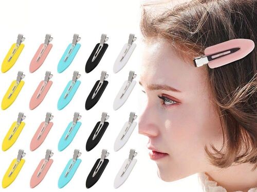 Lot De 20 Pinces À Cheveux Pour Femmes, Accessoires De Maquillage, Maintien Sans Plis, Matériau Durable, Couleurs Variées 