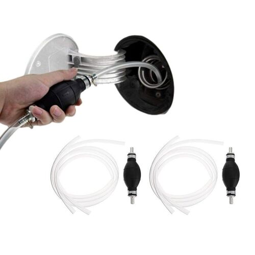 Pompe De Transfert De Liquide Manuelle Avec Tuyau Siphon Pour Eau, Huile, Diesel Et Carburant - Lot De 2